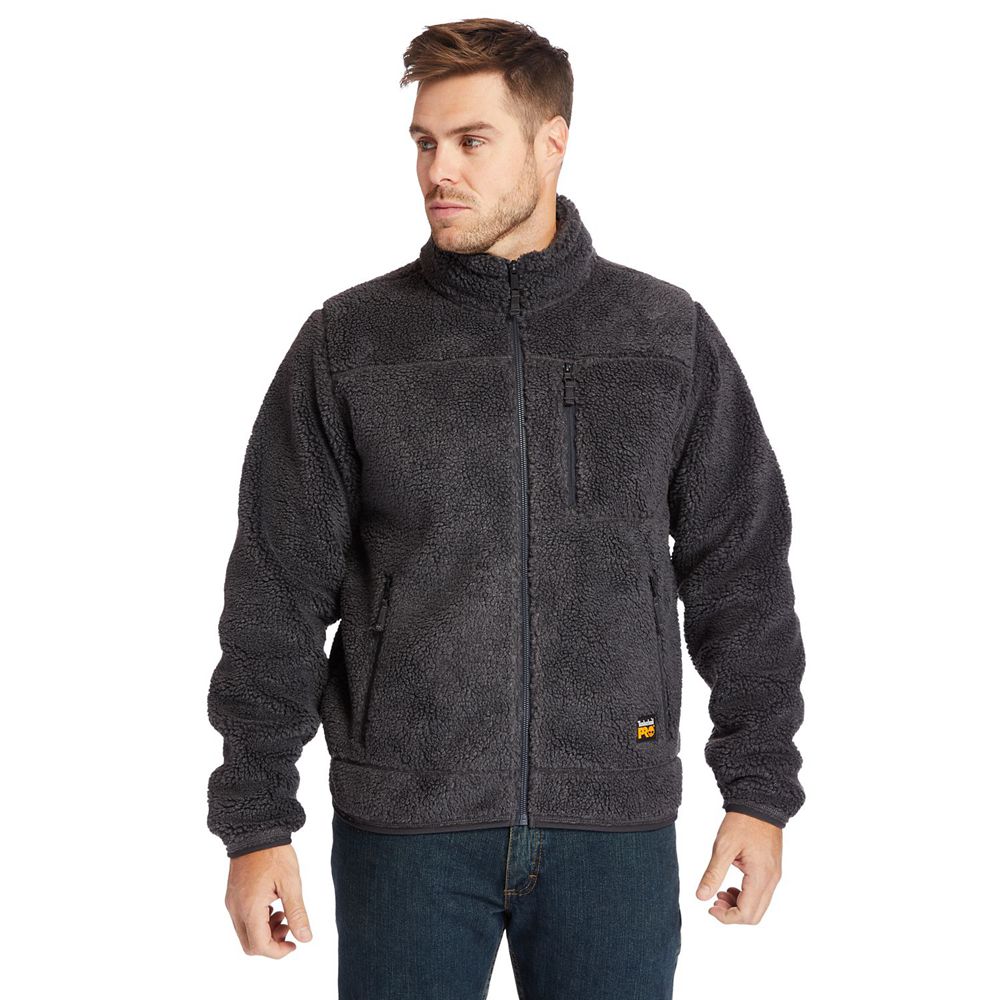 Timberland Μπουφαν Ανδρικα Βαθυ Γκρι - Pro® Frostwall Fleece - Greece 1729043-ZM